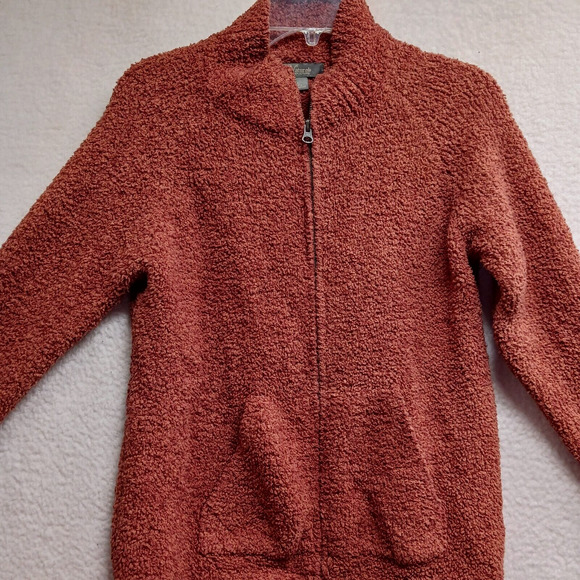 Natural Reflections Sherpa Cabin Full Zip Sweater Jacket size Medium - Picture 2 of 12